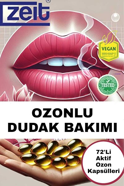 ZEİT OZON Dudak Çatlakları ve Bakımı İçin Aktif Ozon Kapsülleri | 72’li Kapsü...