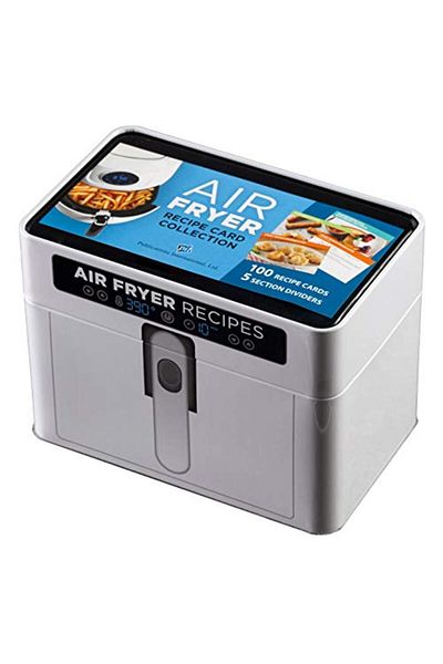 Ingram Air Fryer Recipe Card Collection Tin White Volume 1