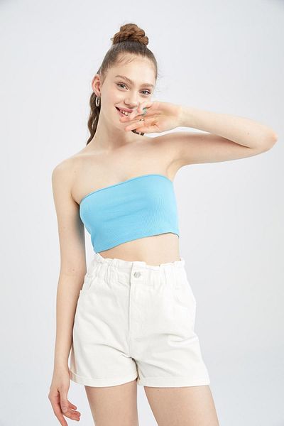 DeFacto Trägerlose, taillierte Camisole-Bluse – Y4989az22sm