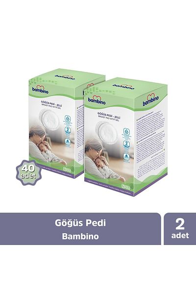 Bambino Gel Breast Pad - Pack of 2