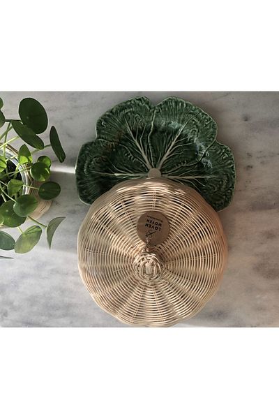 Lovenwoven Rattan Cake Jar Cover