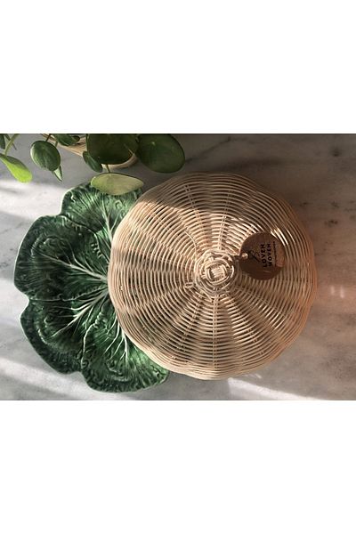 Lovenwoven Rattan Cake Jar Cover