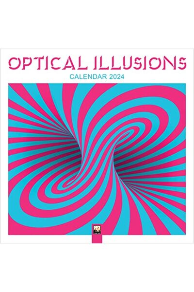 Hachette Optical Illusions Wall Calendar 2024 Art Calendar