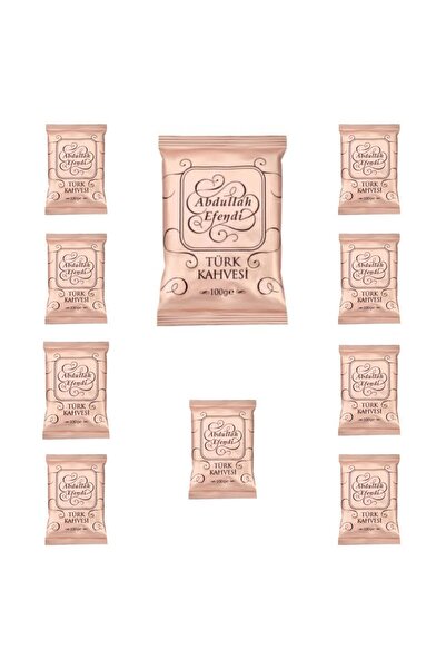 Abdullah Efendi Türk Kahvesi 10*100 gr (10 LU PAKET)