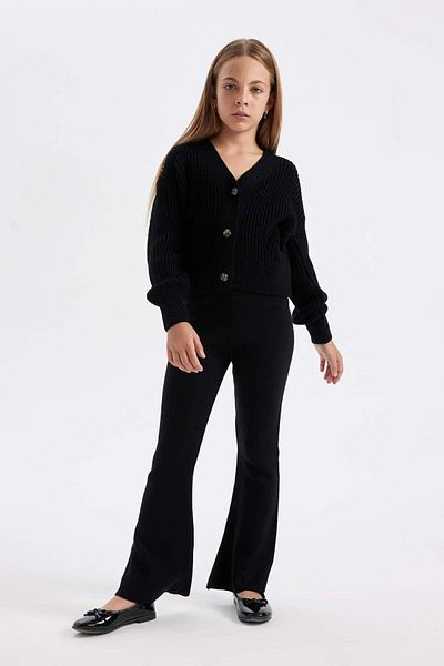 DeFacto Girl's Flared Leg Leggings A6029a823wn