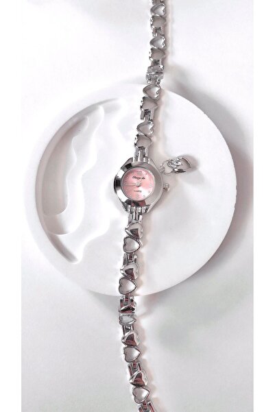 Aurora Volenta Shop Pembe Kalp Charmlı Pinterest Kadın Kol Saati