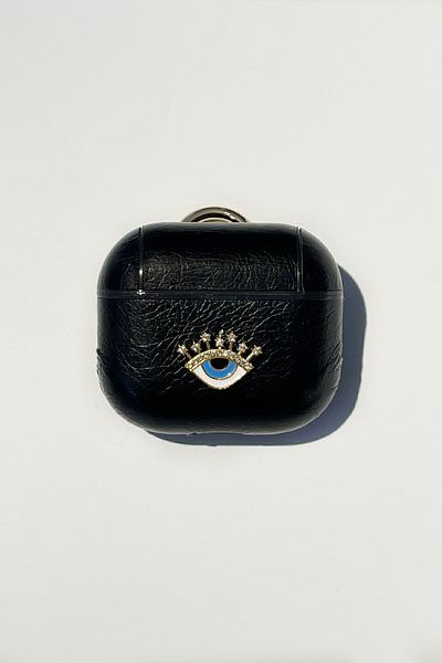 hey lori Eye Detailed Black 3rd Generation Headphone Case