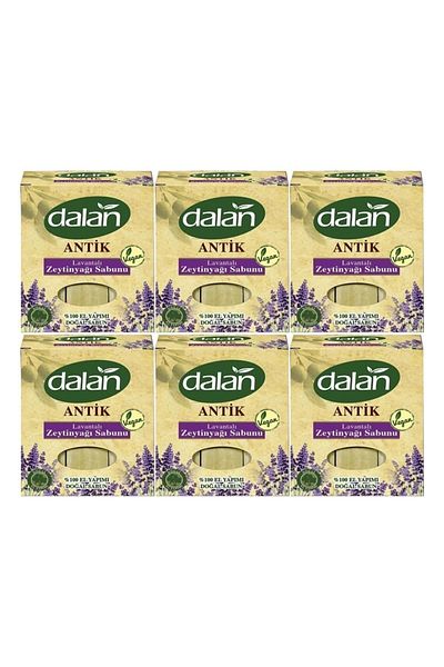 Dalan Antique Lavender Olive Oil Laurel Soap 900 Gr X 6 Pieces
