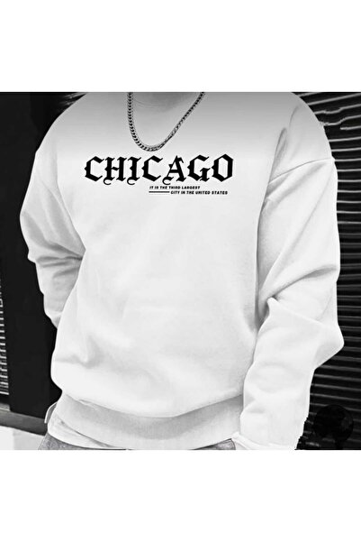 CONSTRAİN Unisex majica sa štampom Chicago Design Giyimix