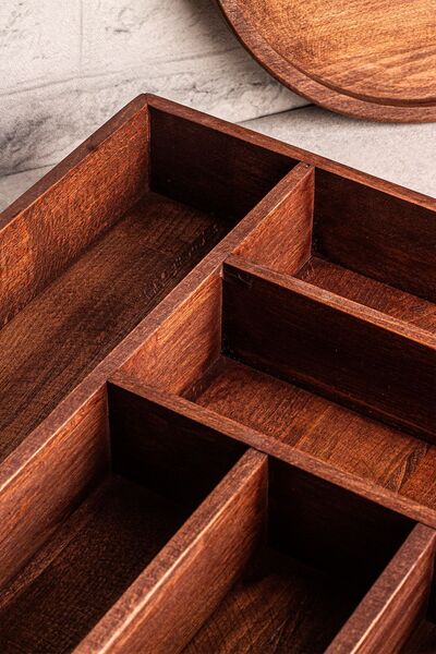 Snippy Holdy - Çekmece İçi Kaşıklık Kepçelik Düzenleyici 6 Bölmeli Çekmecelik