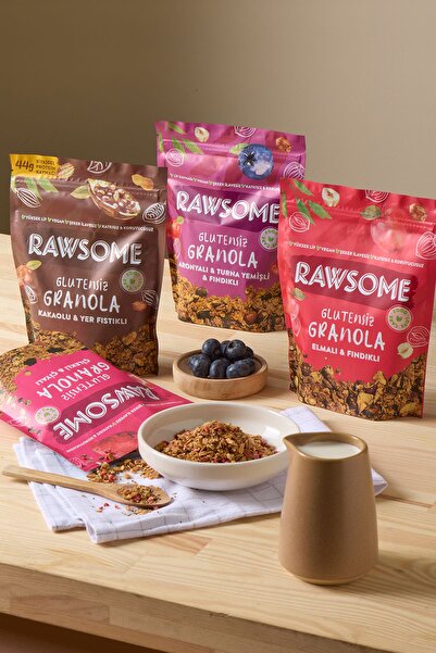 Rawsome Glutensiz 4'lü Granola Paketi 4x250 g
