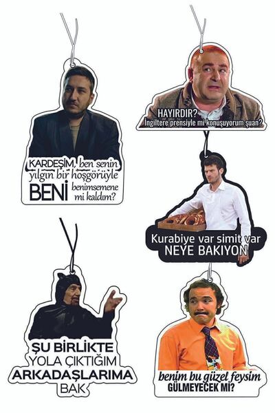 Jethızında 5'li Film Karakterleri Oto Kokuları