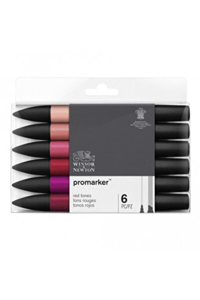 Winsor Newton Winsor & Newton Promarker 6 Red Tones Set