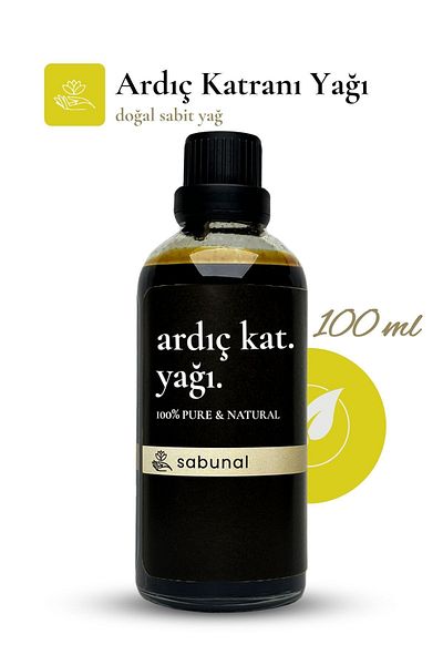 sabunal 100 ml Juniper Tar Oil - Natural Care Oil Effective Against Hair and Skin Problems