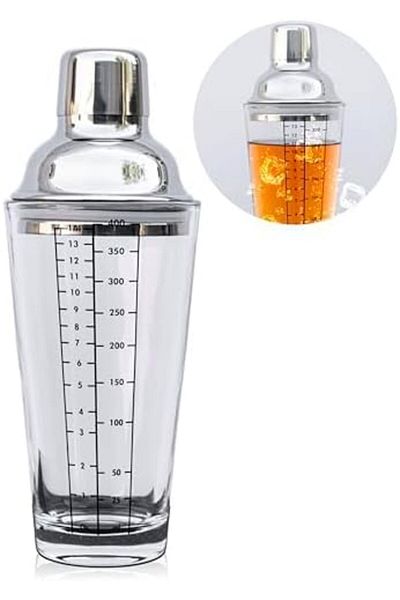 MIBRU Coffe and cold drinks shaker glass and stainless
