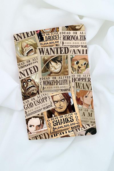 Anime Marketi دفتر ملاحظات غير مبطن مقاس A5 بتصميم خاص من قطعة واحدة (60 ورقة)