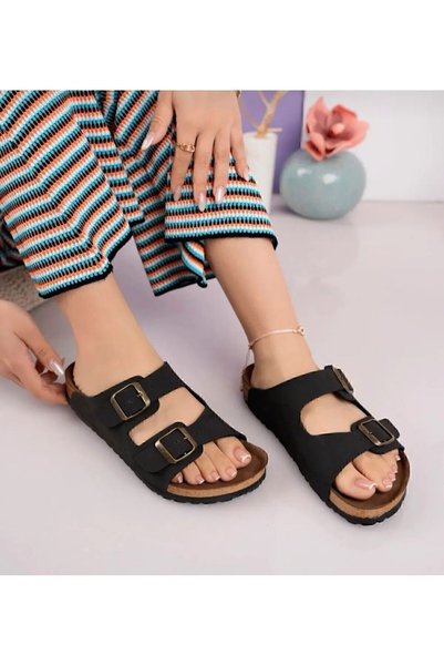Generic Brand PAPUCI UNISEX CU TALPA DUBLĂ CATARAMĂ