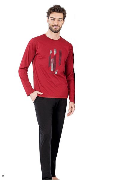 Pierre Cardin 6063 Ανδρικό Σετ Πιτζάμες με μακρυμάνικο