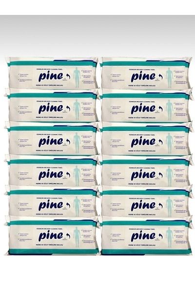 Pine Body Cleaning Perineum Wet Towels 50 Pieces X12 600 Sheets