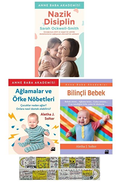 Doğan Kitap Nazik Disiplin + Ağlamalar ve Öfke Nöbetleri + Bilinçli Bebek 3 K...