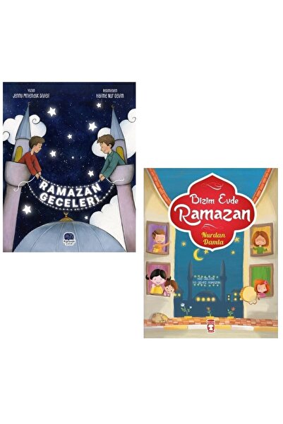 Timaş Çocuk Ramazan Geceleri + Bizim Evde Ramazan 2 Kitap Set - Jenny Molendy...