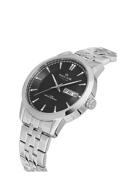 Nacar Nc21-294740-ABM Classic Men's Wristwatch (STAINLESS STEEL)