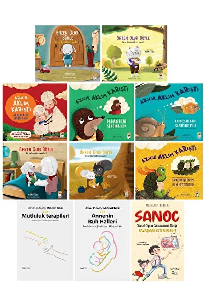Sincap Kitap Mehmet Teber 11 Kitap Set / Bazen Olur Böyle - Azıcık Aklım Karıştı - SANOC - Annenin Ruh Halleri