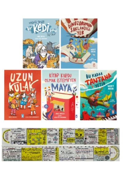 Timaş Çocuk Anıl Basılı - Mert Arık 1. Sınıf Kitapları 5'li Set / Bu Kadar Ta...