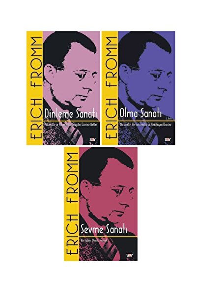 Say Yayınları Erich Fromm 3 Kitap Set / Dinlenme Sanatı - Olma Sanatı - Sevme Sanatı