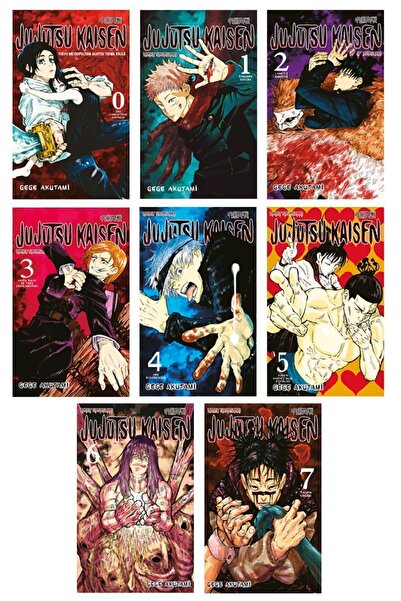 Gerekli Şeyler Yayıncılık Jujutsu Kaisen 0-1-2-3-4-5-6-7. Ciltler 8'li Manga ...