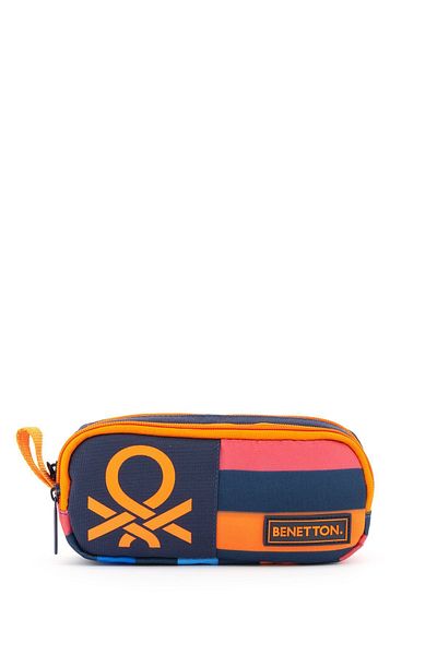United Colors of Benetton BAGGY MOOD - Suport pentru creion pentru băieți cu două compartimente, cu detaliu de bandă