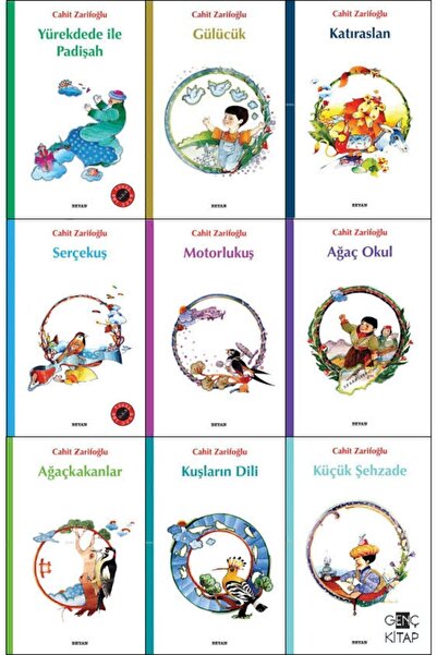 Beyan Yayınları Cahit Zarifoğlu Çocuk Kitapları 9 Kitap Set Küçük Şehzade Yürekdede Ile Padişah Serçekuş