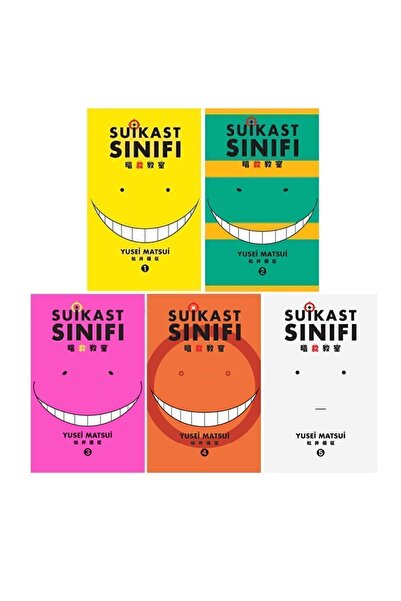 Gerekli Şeyler Yayıncılık Suikast Sınıfı 1-2-3-4-5. Ciltler Manga Seti - Yuse...