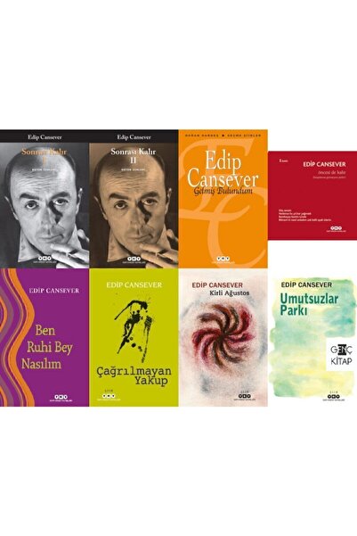 Yapı Kredi Yayınları Edip Cansever 8 Kitap Şiir Seti Sonrası Kalır 1-2 Gelmiş Bulundum Öncesi De Kalır Ben Ruhi Bey