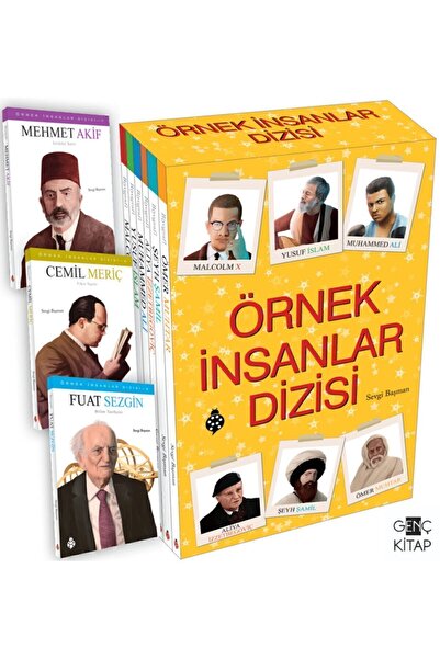 Uğurböceği Yayınları Örnek Insanlar Dizisi 9 Kitap Set Sevgi Başman Mehmet Akif Cemil Meriç Malcolm X Yusuf Islam