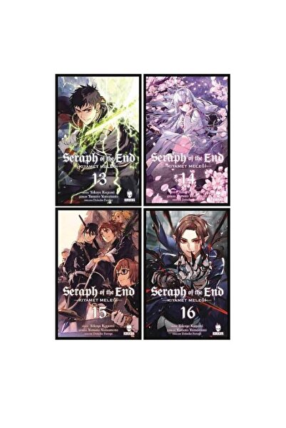 Kurukafa Yayınevi Seraph Of The End 13-14-15-16. Ciltler Manga Seti