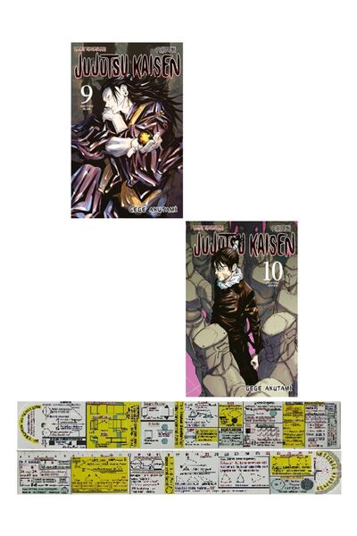 Gerekli Şeyler Yayıncılık Jujutsu Kaisen 9-10. Ciltler Manga Seti + Mat. Öğre...