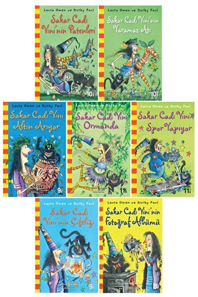 TÜRKİYE İŞ BANKASI KÜLTÜR YAYINLARI Sakar Cadı Vini 7 Kitap Set