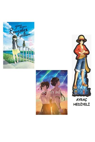 Gerekli Şeyler Yayıncılık Yine Aynı Rüyayı Gördüm + Senin Adın 2'li Manga Seti
