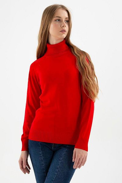 Fashion Friends Red Turtleneck Sweater