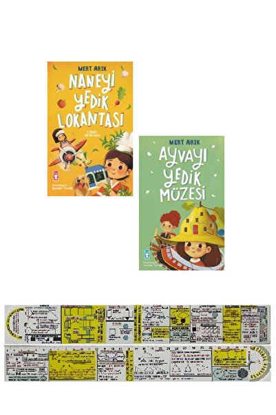 Timaş Çocuk Mert Arık 2 Kitap Set / Naneyi Yedik Lokantası + Ayvayı Yedik Müz...