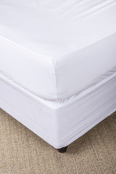 tinylamb White Organic Cotton Combed Baby Bed Sheet 80x180cm