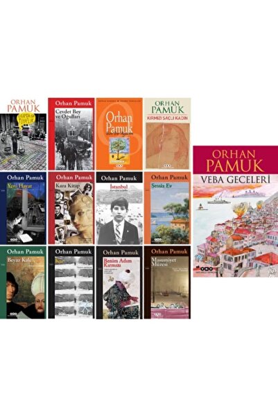 Yapı Kredi Yayınları Orhan Pamuk 13 Kitap Set