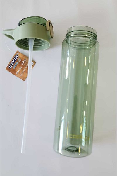 Gıpta Cool-J Restaurant Green 900ml Tritan Flask with Straw