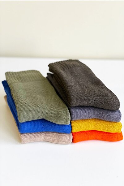 BGK 7'li Unisex Kışlık Havlu Çorap Pamuklu