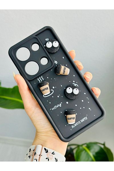 Go Aksesuar جراب سيليكون مطبوع بتصميم لعبة متوافق مع هاتف Xiaomi Redmi Note 13 Pro 4G
