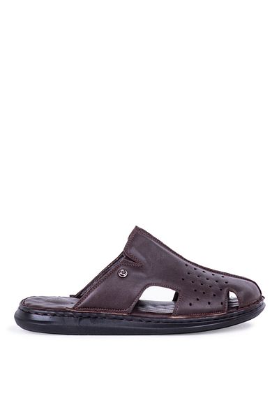 Pierre Cardin 5110 Ανδρικές ημερήσιες παντόφλες από γνήσιο δέρμα