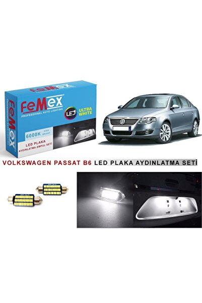 FEMEX Volkswagen Passat B6 Led Plaka Aydınlatma Ampul Seti Parlak Beyaz