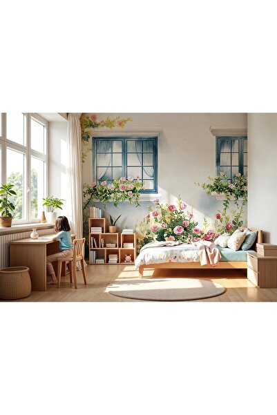MORDENTE HOME COCUK ODASI PENCERELİ DUVAR KAĞIDI