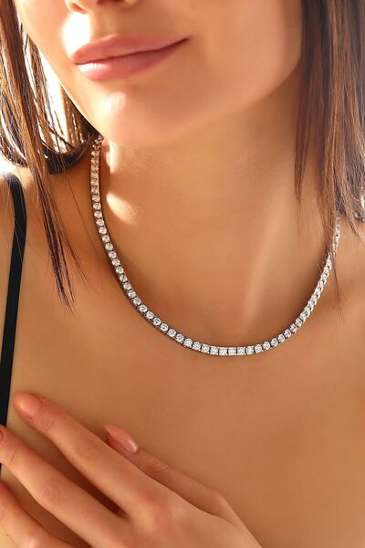 SUNSHINE 4 TIRNAK PIRLANTA MONTÜR 4MM ORİJİNAL RODAJLI 40CM SU YOLU KOLYE A107